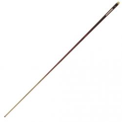 Поповский кий для русского бильярда Цветок цельный (эбен, граб)