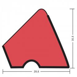 Резина для бортов бильярдных столов Premium U-118 10 футов 152 см
