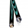 Кий для русского бильярда мастера Арисова Тонлесап, двухсоставной (эбен, зеленый граб)
