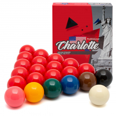 Бильярдные шары для снукера Charlotte 52,4 мм
